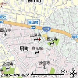 金沢市暁町21駐車場周辺の地図