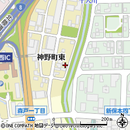石川県金沢市神野町東20周辺の地図