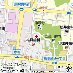 宇都宮二荒山神社駐車場周辺の地図