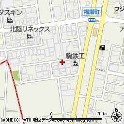 石川県金沢市福増町周辺の地図