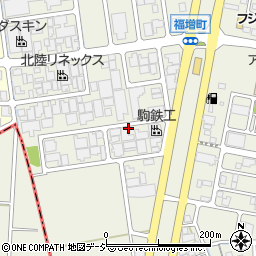 石川県金沢市福増町周辺の地図