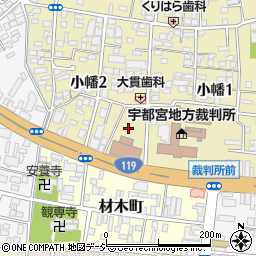 栃木県保護観察協会周辺の地図