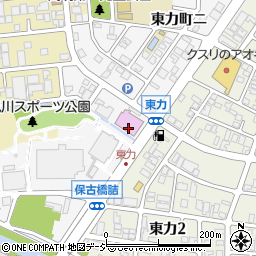 金沢市役所　スポーツスポーツ振興課・西部市民体育会館・プール周辺の地図