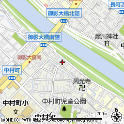 石川県金沢市中村町31-37周辺の地図
