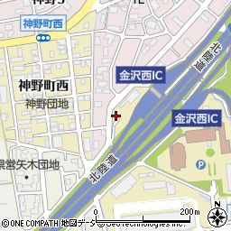 石川県金沢市神野町東539-1周辺の地図