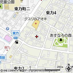 石川県金沢市東力4丁目34周辺の地図