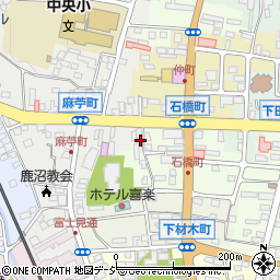 栃木県鹿沼市麻苧町1550-2周辺の地図