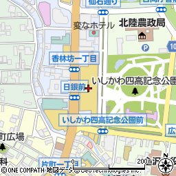 アトリオ・香林坊大和　アトリオ専門店３Ｆアニエスベーボヤージュ周辺の地図