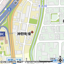 石川県金沢市神野町東24周辺の地図