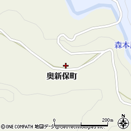 石川県金沢市奥新保町周辺の地図
