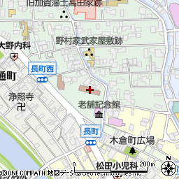 中央公民館長町館周辺の地図