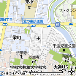 栃木県宇都宮市千波町3周辺の地図