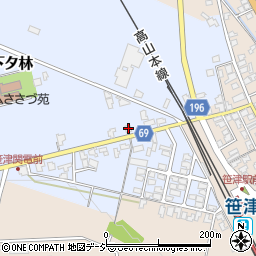 富山県富山市下タ林116-2周辺の地図