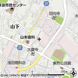 富山県南砺市井波2099-1周辺の地図