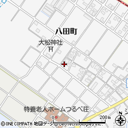 石川県白山市八田町1242周辺の地図