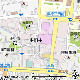 栃木県宇都宮市本町周辺の地図