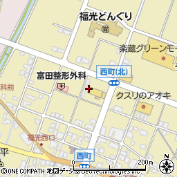 麺福食堂周辺の地図