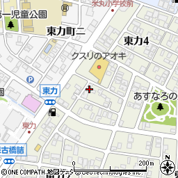 石川県金沢市東力4丁目44-2周辺の地図