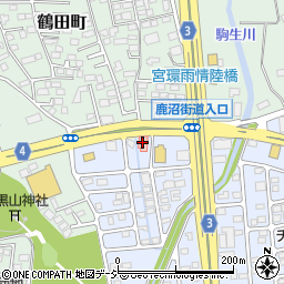 ペニーレイン鶴田店周辺の地図