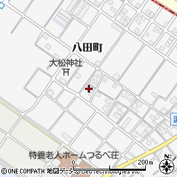石川県白山市八田町1241周辺の地図