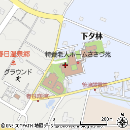 ささづ苑短期生活課ＳＳサービス周辺の地図