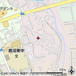 栃木県鹿沼市府所町23周辺の地図