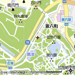 九谷焼城山亭周辺の地図
