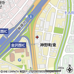 石川県金沢市神野町東63周辺の地図