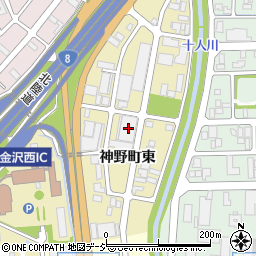 石川県金沢市神野町東44周辺の地図
