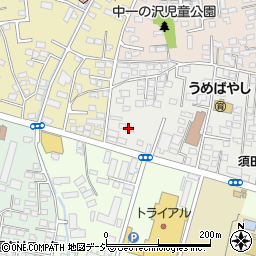 栃木県宇都宮市南一の沢町2-36周辺の地図
