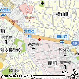 金沢扇町郵便局 ＡＴＭ周辺の地図