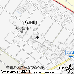 石川県白山市八田町1212周辺の地図