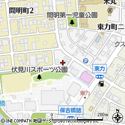 石川県金沢市東力町ハ周辺の地図
