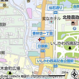 株式会社福井新聞社　北陸支社周辺の地図