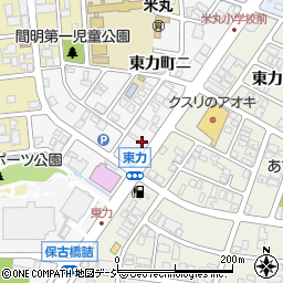石川県金沢市東力町ニ183-2周辺の地図