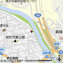 石川県金沢市桜町12-4周辺の地図