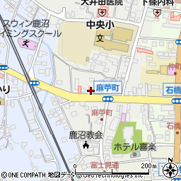 栃木県鹿沼市麻苧町1581周辺の地図