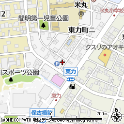 石川県金沢市東力町ニ249周辺の地図
