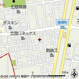 石川県金沢市福増町北204周辺の地図