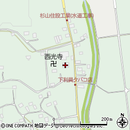 茨城県常陸太田市下利員町1059周辺の地図