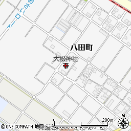 石川県白山市八田町1909周辺の地図