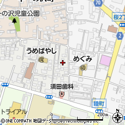 栃木県宇都宮市南一の沢町1-11周辺の地図