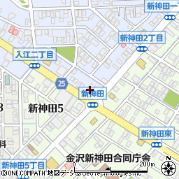 ファミリーマート金沢入江一丁目店周辺の地図