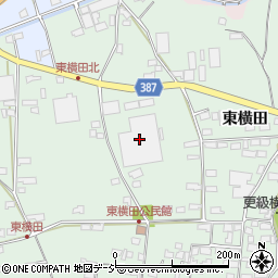 小林食菌横田工場周辺の地図