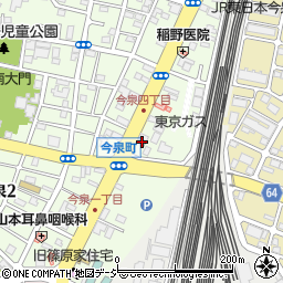 宇都宮今泉町郵便局 ＡＴＭ周辺の地図