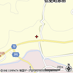 長野県長野市信更町赤田637周辺の地図