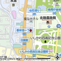 教職員共済生活協同組合　石川県事業所周辺の地図