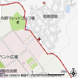 富山県砺波市庄川町金屋1376-9周辺の地図