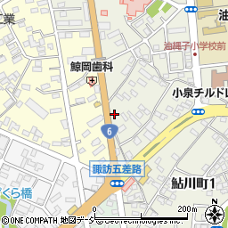 かつや日立鮎川店周辺の地図