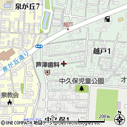島田邸_越戸アキッパ駐車場周辺の地図